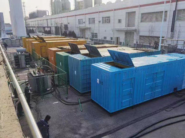 黄石柴油发电机出租案例展示